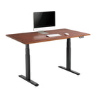 Bureau assis-debout électrique à deux moteurs de 25 L po de TygerClaw - Cerise-Garantie limitée d'un an du fabricant