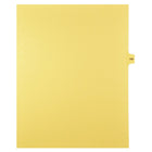 Markmaker - 25 tabs/PQT,5 PQT/Boite, Intercalaires imprimes Legal, Chamois, 1/15th coupe| format lettre, sans trous, Numero 156-Intercalaires imprimes Legal