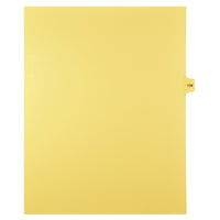 Markmaker - 25 tabs/PQT,5 PQT/Boite, Intercalaires imprimes Legal, Chamois, 1/15th coupe| format lettre, sans trous, Numero 156-Intercalaires imprimes Legal