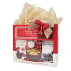 Dolce & Gourmando Chocolat Couvert Fruits Traite Sac Cadeau-Le coffret cadeau comprend: myrtilles séchées enrobées de chocolat, canneberges et amandes enrobées de chocolat et canneberges enrobées de chocolat au lait.