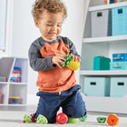 Learning Resources - Fruits Snap-n-Learn™-Comprend un seau de rangement en plastique robuste