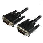StarTech  Câble vidéo DVI-D à liaison simple, connecteurs mâle/mâle, 6 pi-Les connecteurs moulés avec décharge de traction offrent une connexion durable et préviennent les dommages à tous les connecteurs, pour une performance vidéo DVI à DVI sans erreurs qui dure longtemps