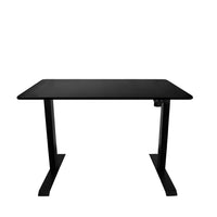 AnthroDesk - Bureau assis/debout electrique - Starter Noir avec une surface de travail WM 48" x 24"-Bureau debout non programmable avec boutons haut et bas.