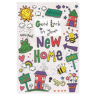 Rosedale – Cartes de souhaits et enveloppes, New Home, 5 1/2 x 8 po, 12/paquet (17406)-Imprimées sur papier cartonné non couché de haute qualité