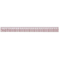 C-THRU – Règle biseautée de 30 cm/12 po, calibrée au 10e de pouce, 12/pqt-Calibré au 16e de pouce