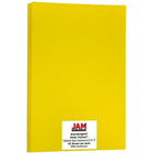 Jam Paper Papier cartonné, format tabloïde, Astrobright Jaune solaire, 50/paquet-Papier cartonné ASTROBRIGHTS jaune solaire, idéal pour le collimage et la conception d’affiches