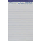 Hilroy - Bloc-notes avec perforations, 5 po x 8 po, réglage large, blanc, 50 feuilles, paq./10-Feuilles se détachant facilement