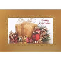 Rosedale - Cartes de souhaits avec enveloppes "Joyeux Noël" Doré - 5-1/2 po x 8 po - Anglais - Paquet de 12-Carte de souhaits