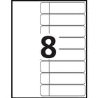 AveryMD – Intercalaires avec table des matières Ready IndexMD 11519, 8 onglets/ens, 6 ens/pqt-Papier plus résistant et plus lourd