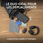 Logitech - Pebble 2 Combo, clavier et souris sans fil, discrets et portables, personnalisables, Logi Bolt, Bluetooth - Graphite-9