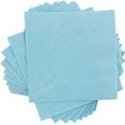 JAM Paper Serviettes à boissons - Petites - 5" x 5" - Bleu de Mer - Paquet de 600 (5255620711b)-Serviettes cocktail en papier bleu de mer