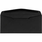 JAM Paper Enveloppes commerciales #10 - 4,125" x 9,5" - Lin noir - Paquet de 50-Taille : #10 (4,13 x 9,5 pouces)