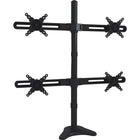 TygerClaw – Support de bureau à quatre bras pour écran de 10 à 24 po, 24,4 x 27,2 x 6,7 po, noir-Support de bureau de taille moyenne