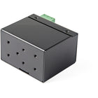 StarTech - PoE+ Industrial Fiber to Ethernet Media Converter 30W - SFP to RJ45-CARACTÉRISTIQUES TECHNIQUES : 1 Gbit/s | 1 Open SFP (MSA) | 1 RJ45 | 48 à 56 V CC | IEEE 802.3af / 802.3at (30W) | 10/100/1000 Mbit/s | LFP | Trames étendues 16K | Matériel de montage mural/DIN inclus
