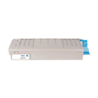 Premium Tone - Okidata 46507603 Cartouche de toner Compatible, Cyan-Dimensions: 12 po L x 3 po L x 5 po H