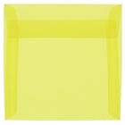 JAM Paper Enveloppes translucides, jaune primaire, 5,5 x 5,5 po, 250/paquet-Enveloppes en papier translucide jaune primaire