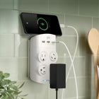 360 Electrical - Revolve45 Parasurtenseur rotatif 4 prises de 45 W - Blanc-Dimensions: 3,5 po L x 6,3 po H x 1,5 po P