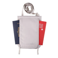 Austin House – Pochette de cou avec protection RFID, beige-Pochette à protection RFID