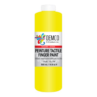 DEMCO EnCouleurs Inc Peinture tactile scolaire - 500 mL - Jaune-Peinture tactile scolaire