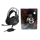 Havit - Casque d'écoute de jeu H2212U USB 7.1 son surround, fini caoutchouté avec microphone et voyant DEL, noir-Réponse en fréquence : 100 Hz - 20 kHz