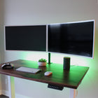 AnthroDesk - Support double écran robuste-Facilement attaché à votre bureau via une pince robuste avec un rembourrage qui protège votre table de table. Livré également avec un kit d'installation sur un trou d'œillet existant