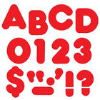 Trend Enterprises Casual Uppercase Ready Letter 4", Rouge, 426 Pack-Lettres perforées pratiques, idéales pour les affichages, la signalisation, les activités d'apprentissage, l'étiquetage et plus encore !