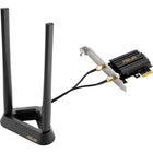 ASUS - Adaptateur Wi-Fi 6E PCIe avec base magnétique-Toute nouvelle bande 6 GHz - Moins de congestion et d'interférences pour les connexions WiFi