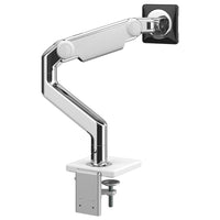 Bras de moniteur Humanscale M8.1-Avec des fonctionnalités innovantes telles que son mécanisme de compensation et ses roulements de précision autolubrifiants, le M8.1 permet aux utilisateurs d'ajuster sans effort leur (s) moniteur (s) à leur position ergonomique optimale tout en offrant une gestion des câbles de haut en bas.