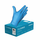 Forcefield - Gants sans poudre Trioforce Nitrile - Bleu - Grand - paquet de 1000-Qualité médicale