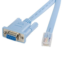 StarTech  Câble console R-J45 vers DB-9 M/F pour routeur de Cisco, 6 pi-Remplacement à très faible coût/câble console de rechange pour routeur