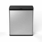 Step N' Sort - Capteur de mouvement poubelle à 2-compartiments et bac de recyclage avec bacs intérieurs amovibles - 60L-Capacité: 16 gal