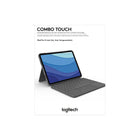 Logitech Combo Touch - Étui-clavier rétroéclairé pour Apple iPad Pro 11 po (1re/2e/3e génération) - Gris Oxford-Clavier rétroéclairé type ordinateur portable : touches rétroéclairées, 16 niveaux de luminosité, des raccourcis iPadOS pour accéder rapidement aux commandes de volume et plus encore