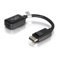 C2G – Adaptateur convertisseur DisplayPort mâle vers HDMI femelle, 8 po, noir (54322)-Couleur : noir