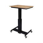 Rocelco MSD-28 Bureau d'école mobile debout, naturel / noir-Pour optimiser la position ergonomique des élèves de toutes tailles
