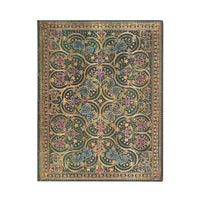 Paperblanks Flexis Apogée, carnet à couverture souple, ligné, format Ultra, 9" x 7"-Vert