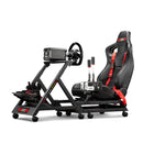 Next Level Racing GT Track Cockpit-Le GTtrack permet de supporter des roues à entraînement direct et des pédales professionnelles et est compatible avec toutes les roues et pédales principales, y compris Thrustmaster
