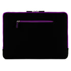 Housse de Protection Ordinateur, suède, Vangoddy Pochette Portable 15,6 po, Noir et Violette-La conception mince permet à cet étui d'être transporté seul ou dans votre sac préféré