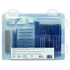 Royal & Langnickel - Ensemble d'art transparent pour croquis – Ensemble de 34 pièces-Cet ensemble comprend une collection complète de fournitures artistiques de haute qualité emballées dans un étui en plastique robuste pour une portabilité et un rangement faciles.