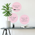 Lot de 6 points effaçables à sec Blush-Effaçable à sec