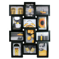 Nexxt – Cadre mural Curve pour collage photos, 4 x 6 po, noir-Noir