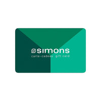 Simons – Carte-cadeau de 50 $-Les récompenses Air Miles ne s'appliquent pas sur l'achat de cartes-cadeaux.