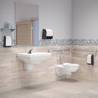 Scott - Distributrice automatique d’essuie-mains Slimroll - pour essuie-mains Scott Slimroll avec mandrin orange - 11,8 po x 12,35 po x 7,25 po - Blanche-Compatible avec les essuie-mains Scott Slimroll avec mandrin orange.