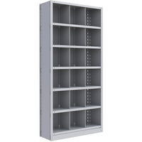 Metalware – Étagère sans boulons RK269, 7 tablettes, 36 x 24 x 76 po, gris pâle-Système de tablettes réglables offrant un espace de rangement solide, mais économique qui convient à vos besoins