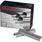 SwinglineMC – Agrafes à couronne surélevée de 1/4 po, boîte de 5000-Pour utilisation dans les agrafeuses Swingline S - 8 et Bostitch B - 8, agrafes de bureau générales avec couronne surélevée, pointe biseautée, pattes de 1/4 po, boîte à manchon/plateau coulissant
