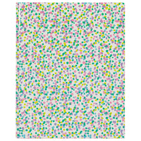 Staples - Couverture de rapport - Confettis d'amour amusants-Couleur confettis à pois roses, carte blanche avec plastification