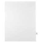 Mark Maker – Onglets séparateurs juridiques blancs, 1/15 onglets, format lettre, sans trous, numéro 178, 25/paquet-Onglets séparateurs blancs, 1/15 onglets