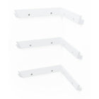 Kiera Grace - Tablette de coin Providence Reilly - ens. de 3, blanc, 11 po, fini mat-Mesure et capacité de poids: chaque étagère flottante mesure 28cm L x 28cm l x 5cm H (11" L x 11" L x 2" H), elle s'intégrera parfaitement dans n'importe quel coin. Chaque étagère murale peut supporter jusqu'à 9kg (20 lb), ce qui vous permet de placer des articles avec un peu plus de poids sur chaque étagère