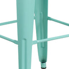 Flash Furniture Tabouret de bar de qualité commerciale, de 30 po sans dossier en vert menthe pour l'intérieur et l'extérieur-Conception sans dossier