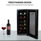 Koolatron - Cellier à vin thermoélectrique pour 12 bouteilles - Noir-Refroidissement thermoélectrique sans vibration que ne dérangera pas les sédiments