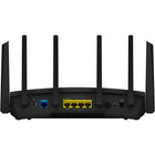 Synology - Routeur RT6600AX Wifi 6 AX6600-Port LAN : 2,5 GbE (RJ-45) x 1, Gigabit (RJ-45) x 3 ; Port WAN : Gigabit (RJ-45) x 1, 2,5 GbE (RJ-45) x 1 (double WAN)